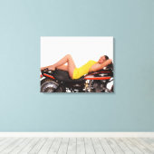 De Z1 & Cassie Canvas Afdruk (Insitu (Houten vloer))