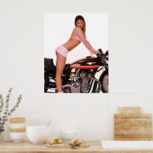De Z1 met model Cassie van "het ding" Poster (Keuken)