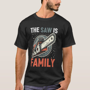 De Zaag Is Familie Kettingzaag T-shirt