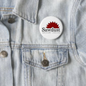 De zaagstofleesreeks in ronde button 5,7 cm (In situ)