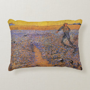 De Zaaier door Vincent van Gogh Accent Kussen