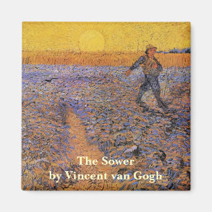 De Zaaier door Vincent van Gogh Magneet