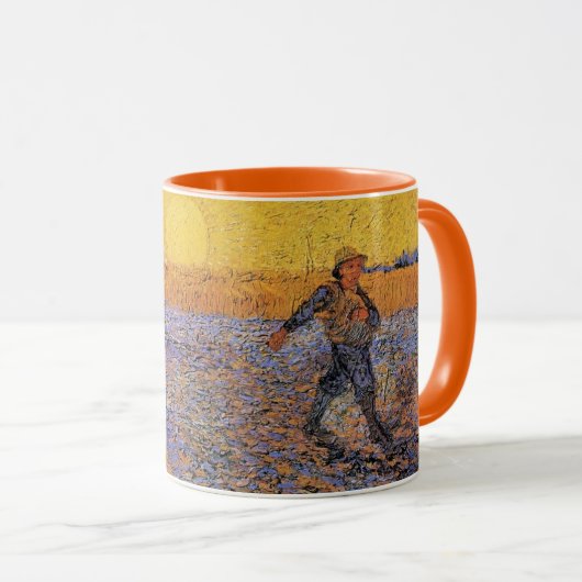 De Zaaier door Vincent van Gogh Mok (Voorkant rechts)