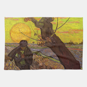 De Zaaier door Vincent van Gogh Theedoek