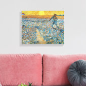 De zaaier | Vincent van Gogh Canvas Afdruk (Insitu (Woonkamer))