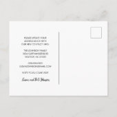 De Zaal van de gast Bewegd aan het Nieuwe Adres va Aankondigingskaart (Achterkant)