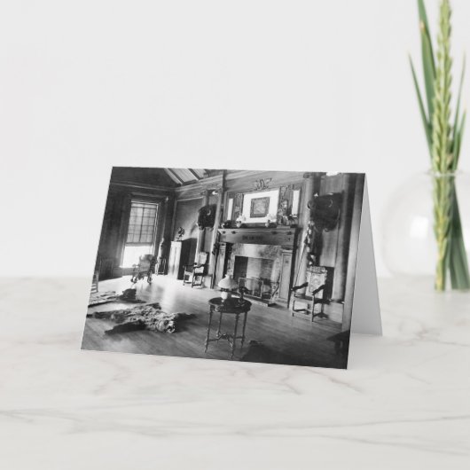 De Zaal van de Jacht van Teddy Roosevelt, 1905 Kaart (Voorkant)