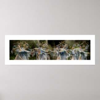 De zachte beweging van de dans (Multi No 1) Poster