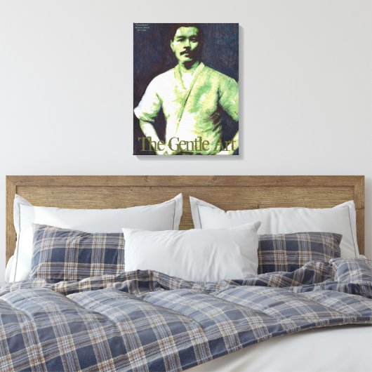 De zachte kunst canvas afdruk (Insitu (Slaapkamer))