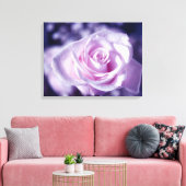 De zachtste roze roze verrekte canvas druk (Insitu (Woonkamer))