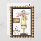 De zaden van het briefkaart Kindness Angel (Voorkant / Achterkant)