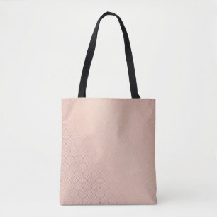 De Zak van de Klant van het canvas nam Geometrisch Draagtas