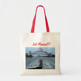 De Zak van de Reis van het huwelijk - het Rode Tote Bag