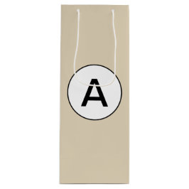 DE Zak VAN DE WIJNgift MET  MONOGRAM Wijn Cadeautas