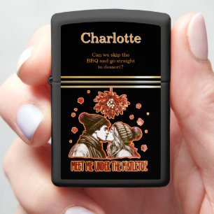 De zaktoorts van het paar met een romantische quot