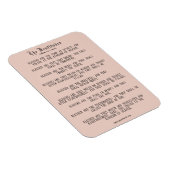 De zaligheden Matteüs 5:3-11 NKJV Magneet (Rechterzijde)