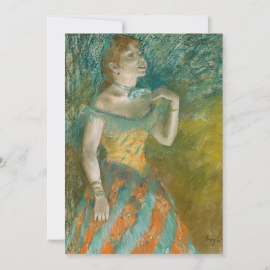 De zanger in Groen | Edgar Degas (Voorkant)