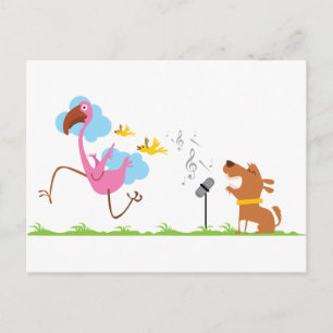 De Zanger van Doggie Briefkaart