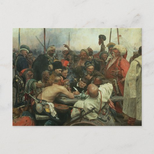 De Zaporozhye Cossacks Briefkaart (Voorkant)