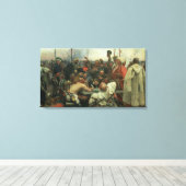 De Zaporozhye Cossacks Canvas Afdruk (Insitu (Houten vloer))