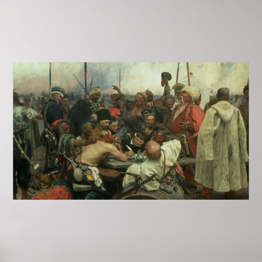 De Zaporozhye Cossacks Poster (Voorkant)