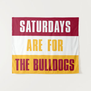 De zaterdagen zijn voor The Bulldogs, Ferris State Wandkleed