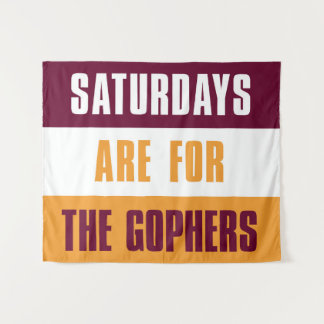 De zaterdagen zijn voor The Gophers, Minnessota Wandkleed