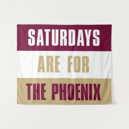 De zaterdagen zijn voor The Phoenix, Elon Universi Wandkleed