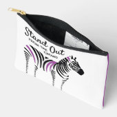De zebra stand uit van het Gewas Citaat Etui (Open)
