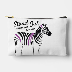 De zebra stand uit van het Gewas Citaat Etui