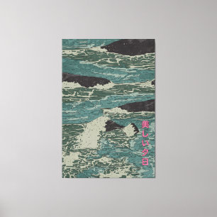 De Zee Roept Canvas Afdruk