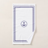 De zeeanchor bad handdoek (Handdoek)