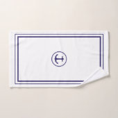 De zeeanchor bad handdoek (Handdoek)