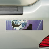 De zeemeermin bumpersticker (Op auto)