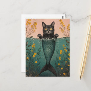 De Zeemeermin Kitty Briefkaart