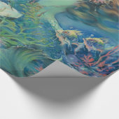 De zeemeermin van Henry Clive Cadeaupapier (Hoek)