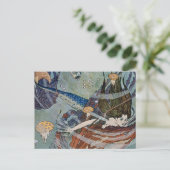 “De Zeemeerminprinses” van Edmund Dulac Briefkaart (Staand voorkant)