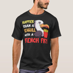 De zeemeeuw van de Franse veeartsen is gelukkiger  T-shirt