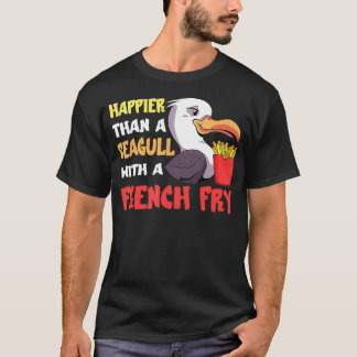 De zeemeeuw van de Franse veeartsen is gelukkiger  T-shirt