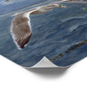 De zeemijlen leiden de weg poster (Hoek)