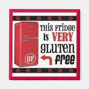 De zeer glutenvrije Fridge Magnet Magneet