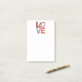 De zeer Hongaarse pijler | LOVE Post-it® Notes (Op bureau)