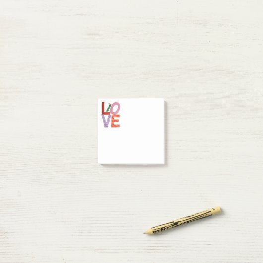 De zeer Hongaarse pijler | LOVE Post-it® Notes (Op bureau)