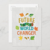 De zeer hongerige Caterpillar Future World Changer Briefkaart (Voorkant / Achterkant)