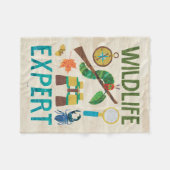 De zeer hongerige Caterpillar Wildlife Expert Fleece Deken (Voorkant (Horizontaal))