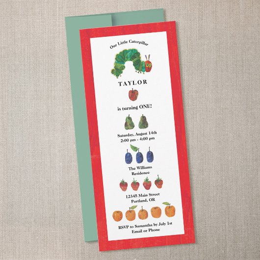 De zeer hongerige driepijlervruchtendag kaart