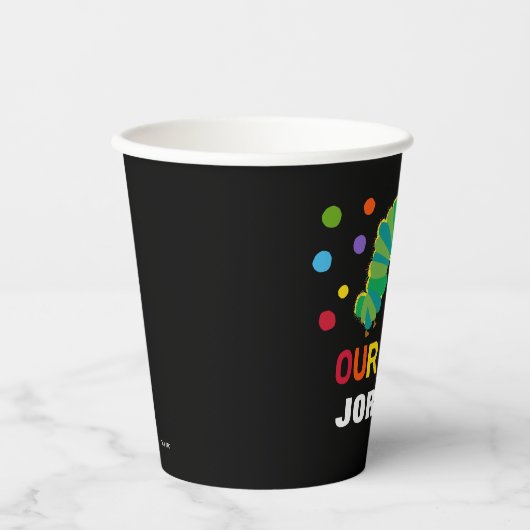 De zeer hongerige regenboogdag in de derde pijler papieren bekers (Voorkant)