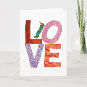 De zeer hongerige rups LIEFDE Kaart