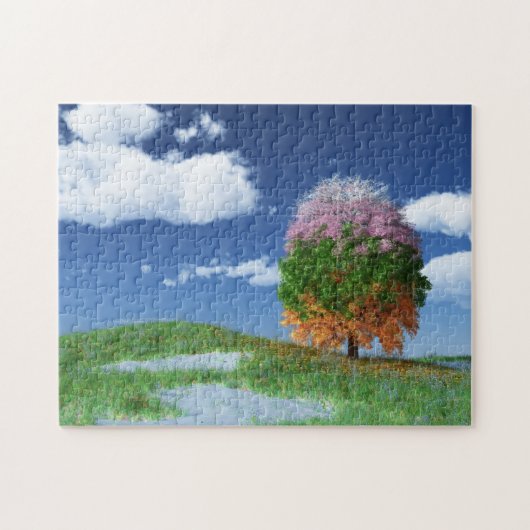 De zeespiegelpuzzel legpuzzel (Horizontaal)