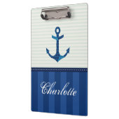 De zeevaart Blauwe Naam van de Douane van het Klembord (Links)